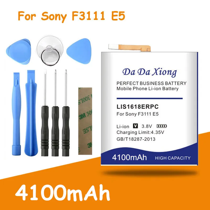 

4100mAh LIS1618ERPC Battery for Sony Xperia XA (F3111) E5 F3116 F3115 F3311 F3313 F3112 G3121 G3123 G3125 G3112 G3116