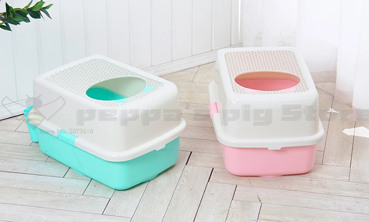 Top-in cat litter basin full-enclosed extra-large Fat Cat Toilet anti-splashing cat excrement potty cat supplies