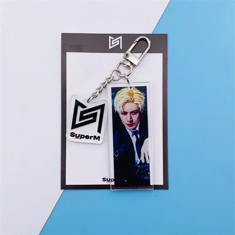 Youpop SuperM Group Kpop альбом брелок аксессуары Супер брелок милый кулон брелок LU6883
