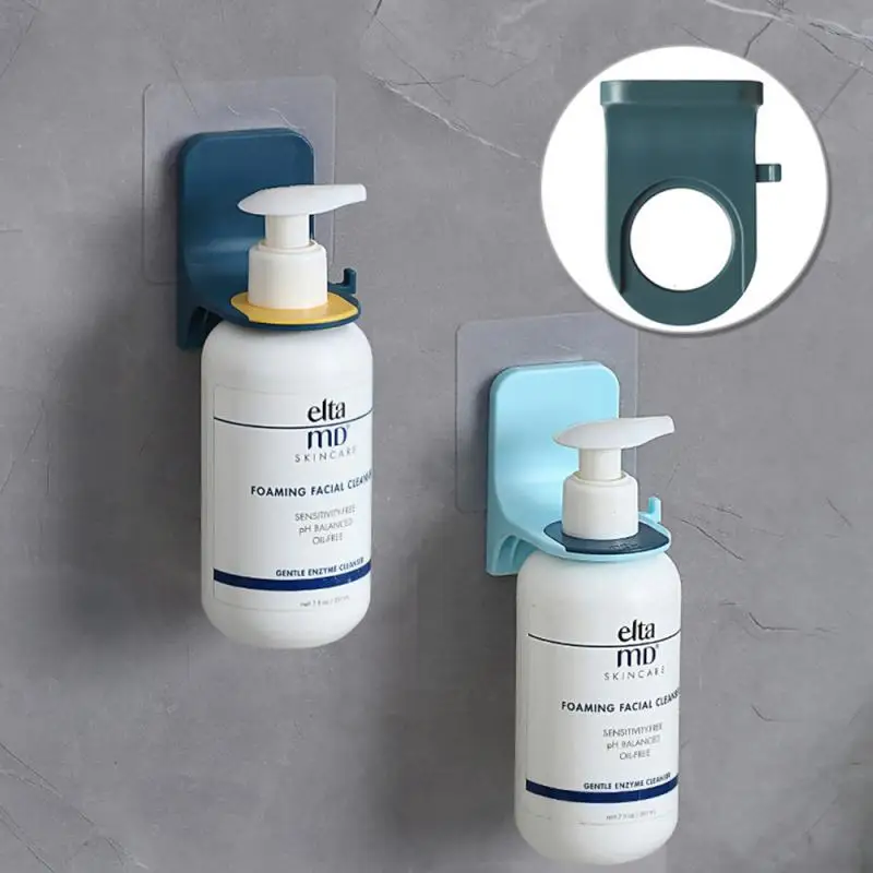 Diameter: 2.8cm//1.1, 3.3cm//1.3,4.2cm//1.6 3 Pack Shower Gel Bottle Rack Hook Self Adhesive Wall Mounted Shampoo Dispenser Bottle Holder Hook for Wall Kitchen Bathroom Toilet