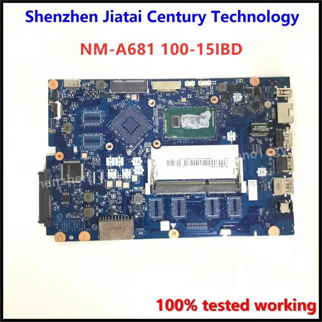 NM-A681 материнская плата для ноутбука Lenovo Ideapad 100-15IBD 100 15IBD CG410/CG510 Ноутбук