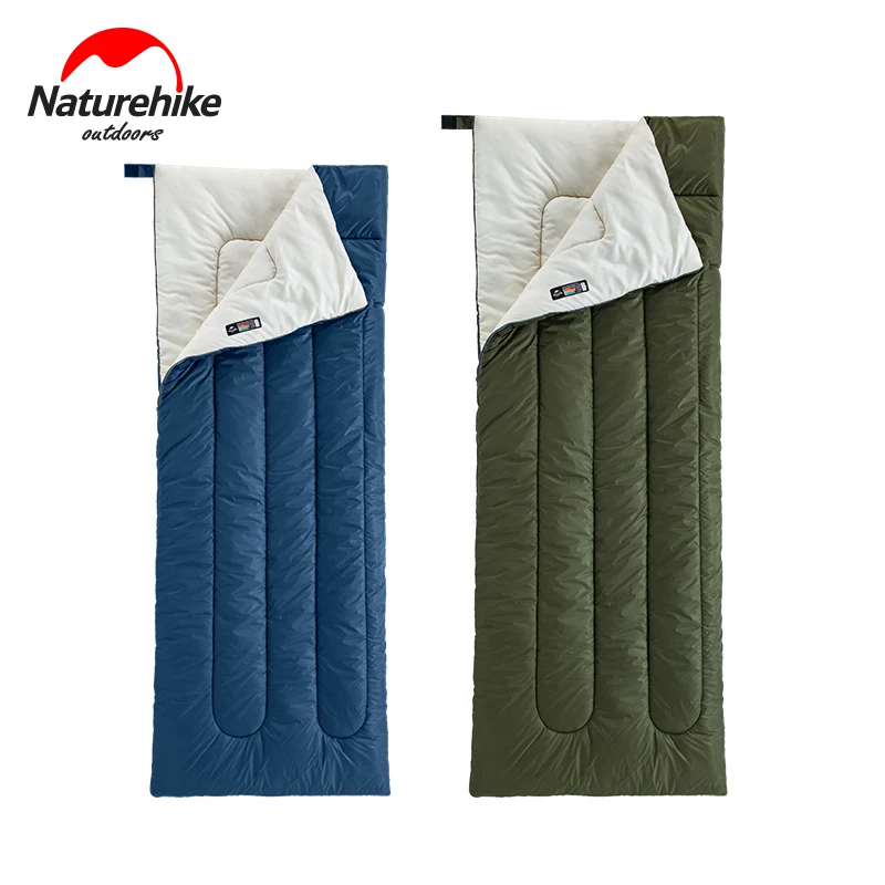 Naturehike NH19S015-D для взрослых компактный хлопковый 3 сезона один конверт спальный