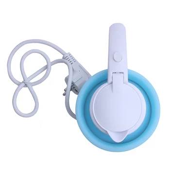 

0.75L Electric Kettle Silicone Foldable 680W Portable Travel Camping Water Boiler Adjustable Voltage Home Electric Appliances-EU