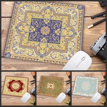 

XGZ Persian Carpet Style Big Promotion Mouse Pad Gamer Keyboard Mouse Mat Gaming Desk Mousepad for CS GO LOL Dota Game 22X18CM