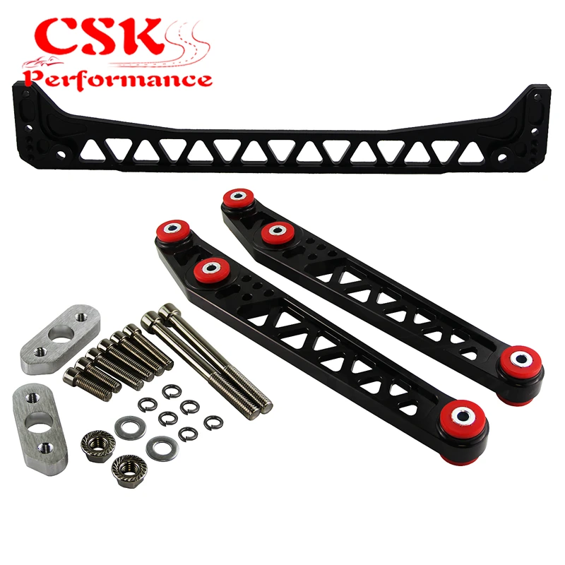 Rear Lower Control Arm +subframe Brace For 19962000 Honda Civic Ek Ej Engine AliExpress