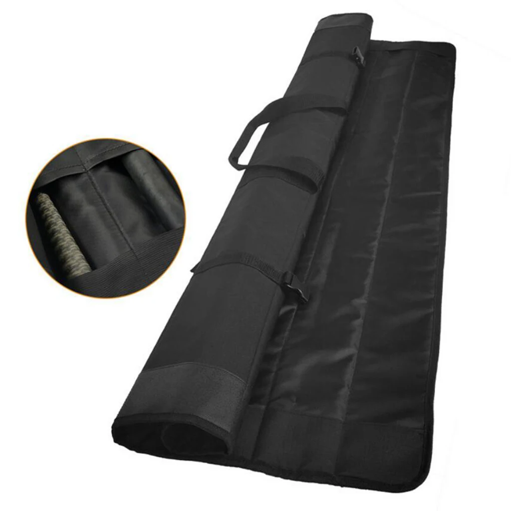 Fishing Bag Fishing Rod Reel Case Carrier Holder Fishing Pole Storage Bags Fishing Gear Organizer Travel Carry Case Bag
