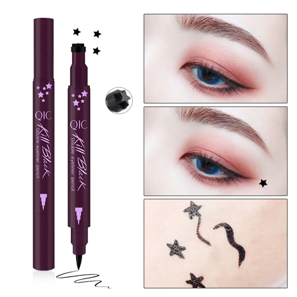 Waterproof Double Eyeliner Makeup Eyeliner Seal Double Head Makeup Eyeliner Seal Eyeliner Double Eyeliner Seal