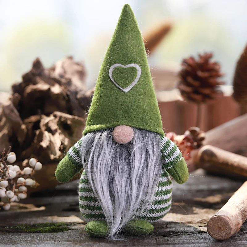 

Christmas Handmade Craft No Face Forest Old Man Cloth Doll Decoration Ornaments