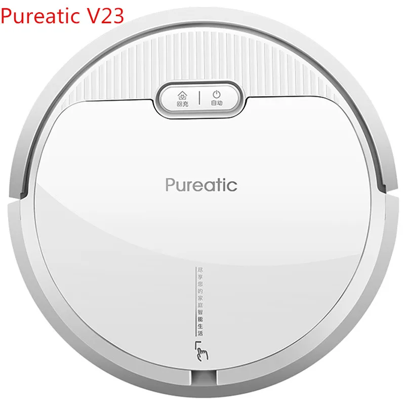 

Pureatic V23 Robotic Vacuum Cleaner Powerful Bilateral Brush Auto-Charge 1500Pa Dust Collector Aspirator APP Control For Home