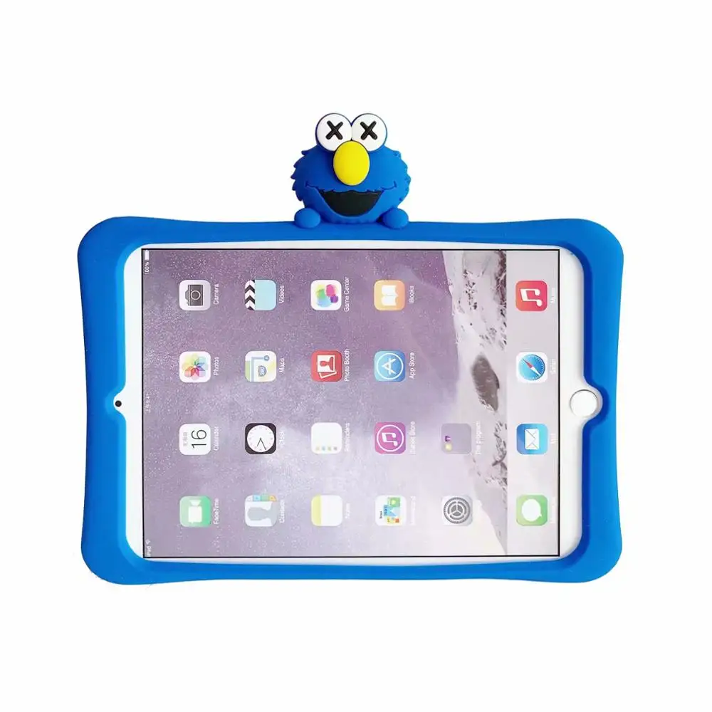 Для iPad 9,7 Pro 9,7 10,5 11 Air 2 Mini 3 чехол для iPad 2/3/4 Mini 1, 2, 3, 4, 5 лет, Крышка силиконовая подставка стильная футболка с изображением персонажей видеоигр fundas - Цвет: For iPad 9.7 2018