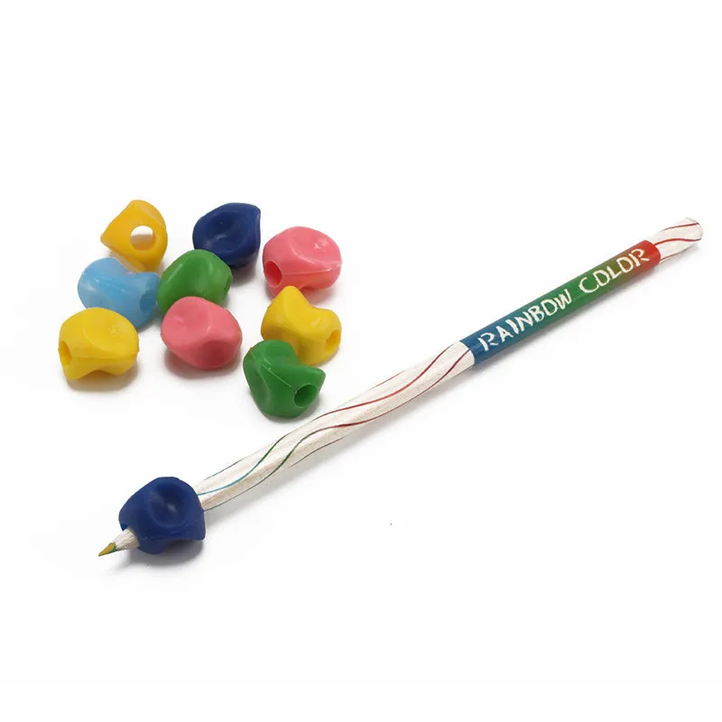 10 шт. детский силиконовый корректор для ручного письма|Стержни ручек| |