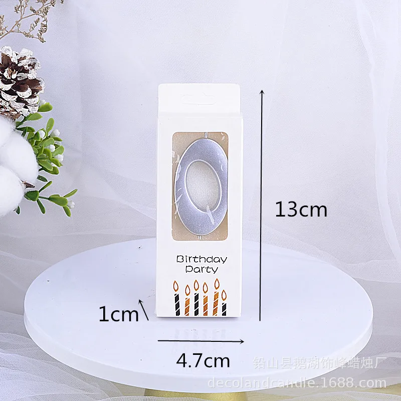 Bougie Numérique De Luxe Unique Pour Gâteau D'anniversaire