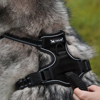 

Dog Chest Harness Reflective Dog Vest Harness Breathable relieve pressure Mesh Fabric Safety Chest Vest Harness for Pet Dog Cat