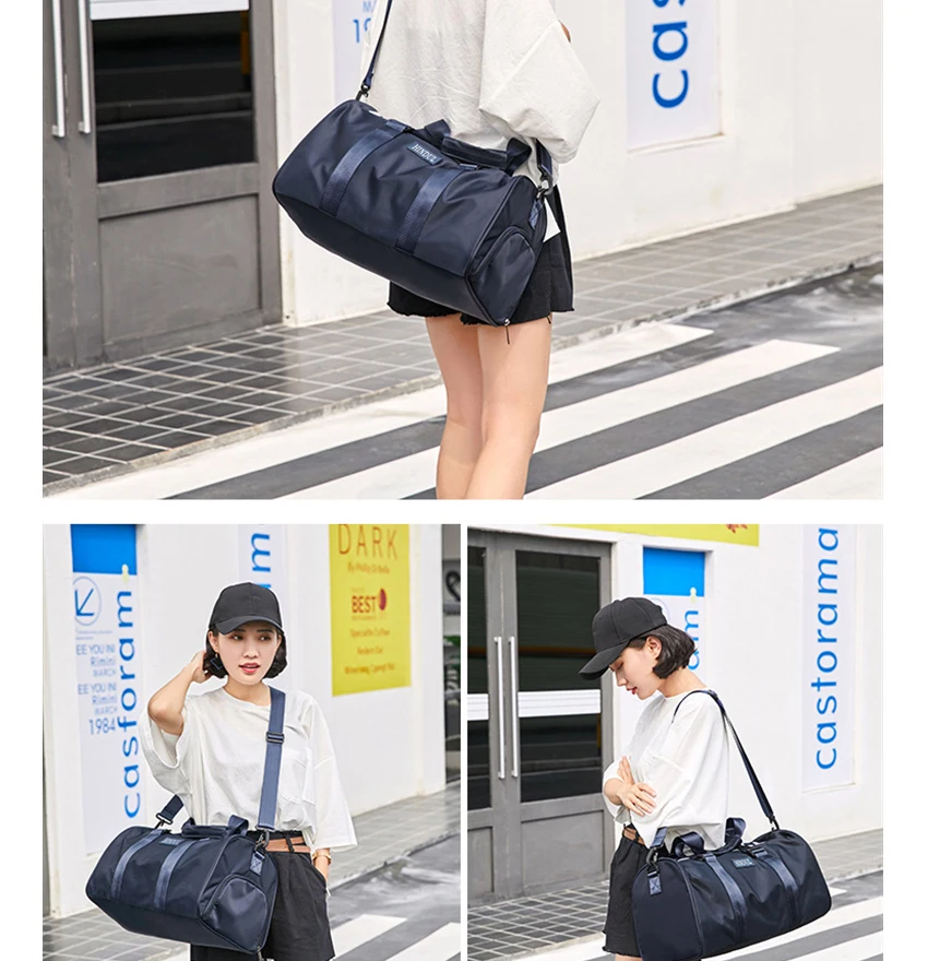 Large Waterproof Nylon Handbags Outdoor Sport Bags Men Travel Sports Gym Training Bag Crossbody Shoulder Bag