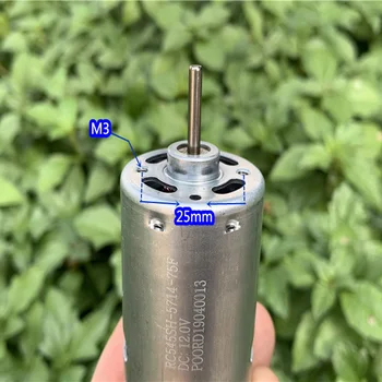 

Micro DC 545 Motor RC545SH-5417-75F 6V 9V 12V High Speed 25000RPM Large Torque DIY Electric Toy Boat Car Model Hand Drill Blower