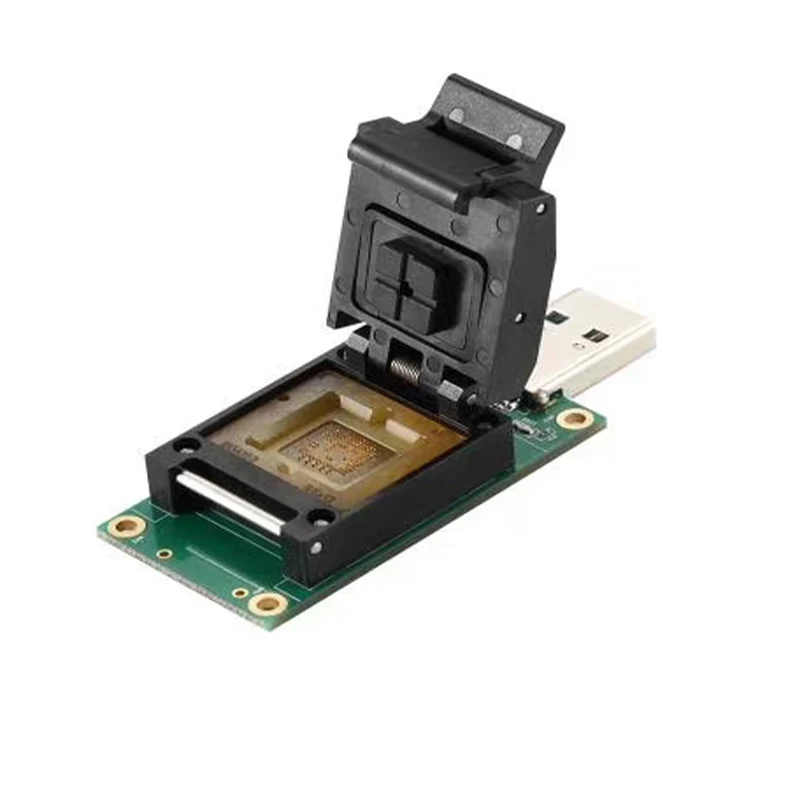 

UFS test adapter with USB 3.0 interface Main master SMI3350 can be working for Hynix Samsung clamshell programmer adapter