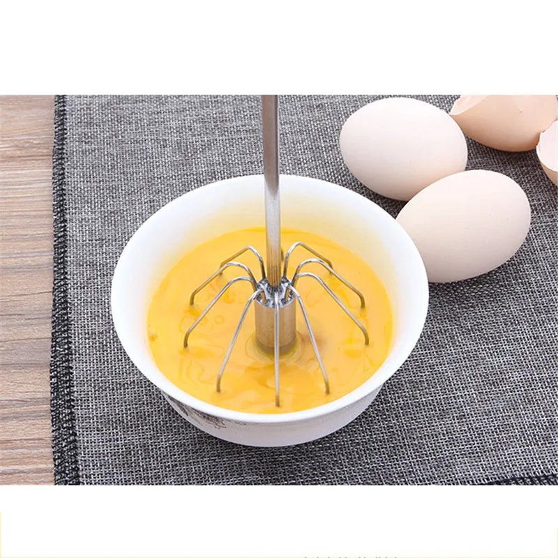 1PC Milk Drink Coffee Stainless Steel Whisk Mixer Egg Beater Frother Foamer Mini Handle Stirrer Practical Kitchen Cooking Tool