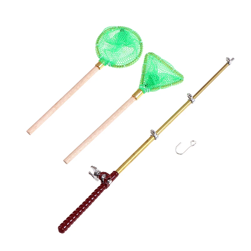 Buy Odoria 1/12 Miniature Fishing Pole and Nets Dollhouse