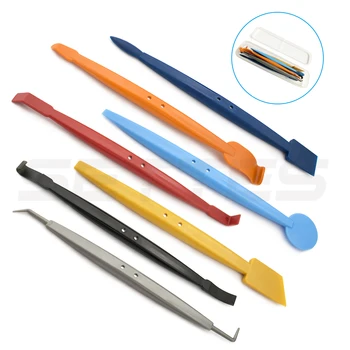 

7PCS/Set Vinyl Wrap Car Magnetic Squeegee Micro Tool Kit Carbon Fiber Film Sticker Install Scraper Car Wrapping tinting tools