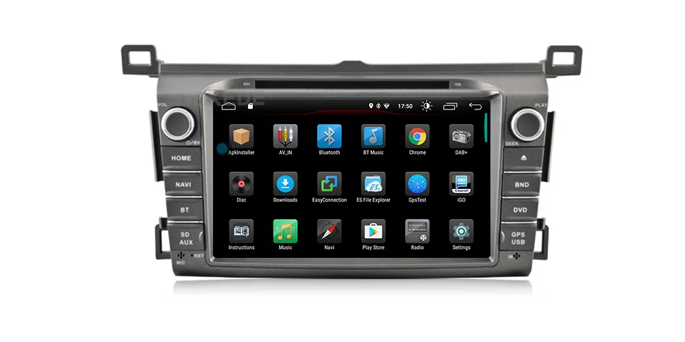 MEKEDE 1024x600 2 Din Android 9 Автомобильный мультимедийный dvd-плеер gps для Toyota RAV4 Rav 4 2013 Автомагнитола OBD2