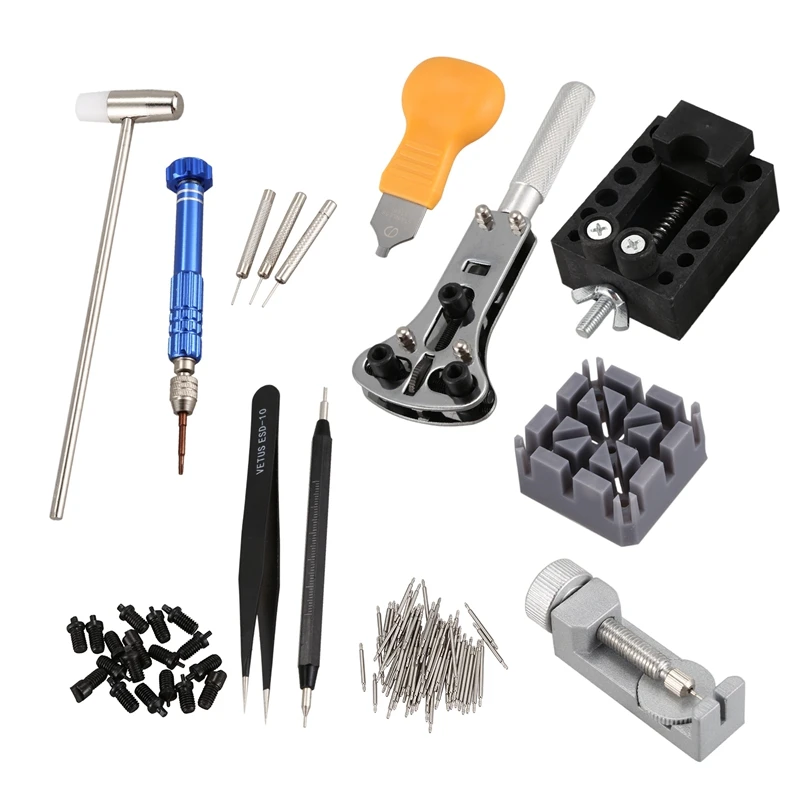 

Watch Repair Tool Kit,Professional Spring Bar Tool Set Watch Band Link Pin Tool Set,Watch Replacement Tool with Carrying Bag