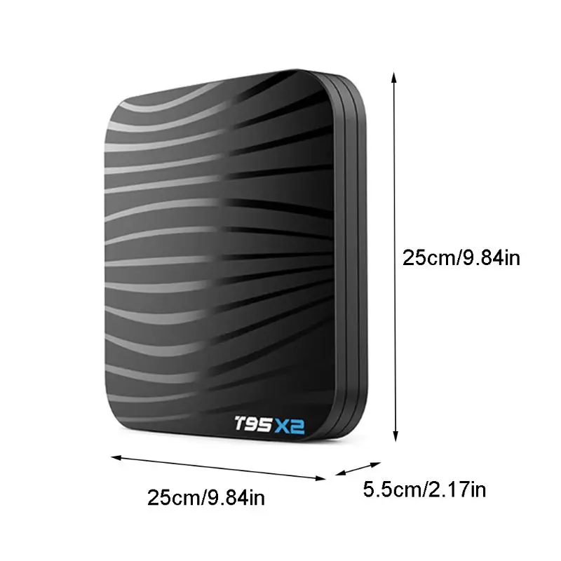 T95x2 wifi Smart tv Box 2 ram+ 16GB rom USB 3,0 четырехъядерный 2,4G wifi медиаплеер 95AF