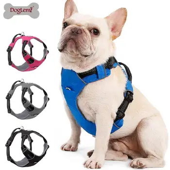 

Upgraded No Pull Dog Pet Walking Harness Vest Luxury Outdoor Adventure Harness With Easy Control Handle