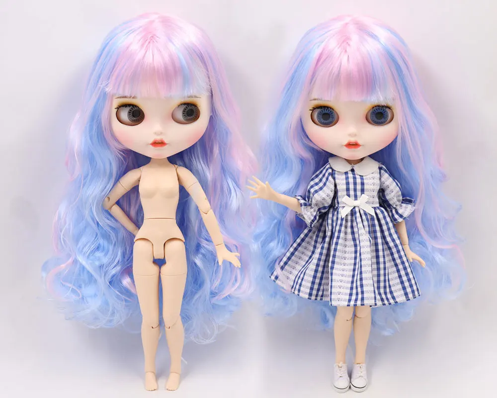 ICY Blyth пользовательская кукла белая кожа и тело тела Новая Улыбка Рот матовое лицо 1/6 игрушки BJD DIY модные куклы девочка подарок Специальное предложение