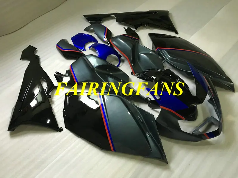 Мотоцикл обтекатель комплект для K1200S 05 06 07 08 K 1200S K1200 2005 2006 2007 2008 ABS серый черный Обтекатели кузова+ подарки BA10