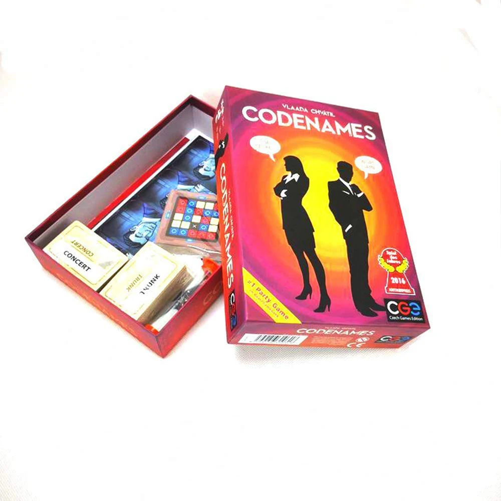 Codenames настольная игра 4-8 игроков карточная игра Семейные друзья вечерние карточная игра конфиденциальное действие Social игра слова настольная Ga
