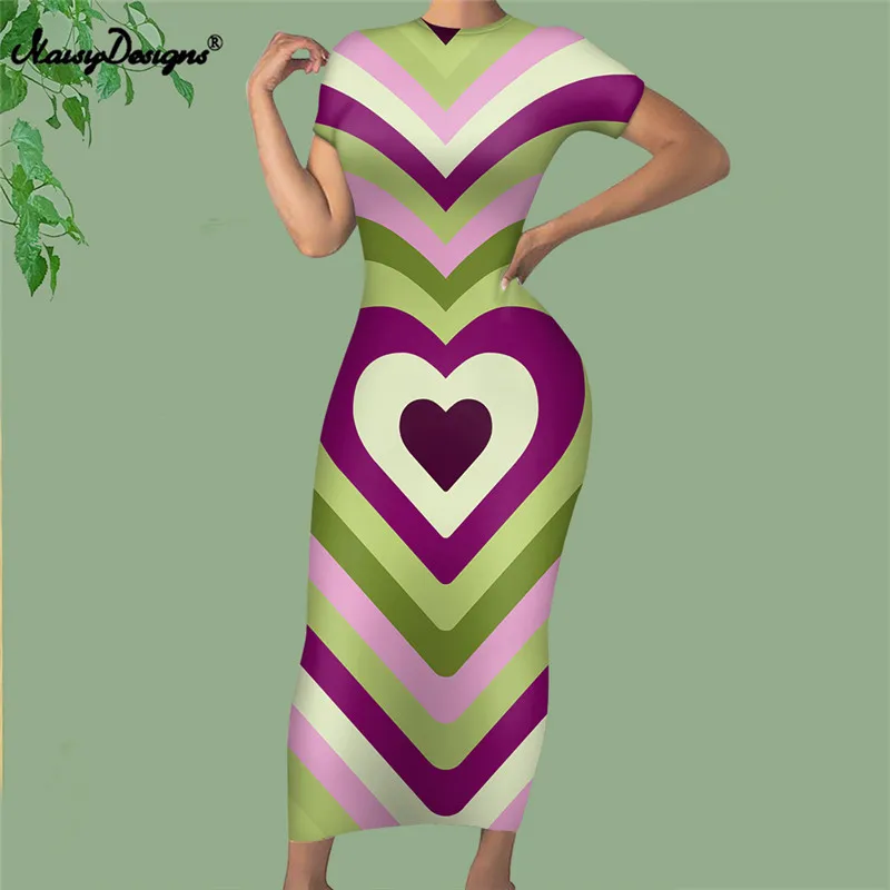 

Noisydesigns/повседневные летние женские платья; Коллекция 2022 года; Элегантные женские платья; Vestidos Ropa Mujer Verano; Яркие кофейные платья с сердечками; Прямая поставка