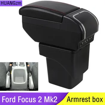 

Large Armrest For Ford Focus 2 MK2 2005-2011 Arm Rest Centre Center Console Storage Box Leather Support 2006 2007 2008 2009 2010