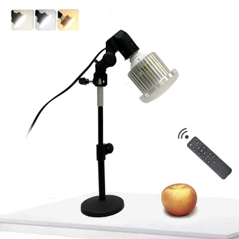 Preise Telefon Fotografische Live Video 35W LED Füllen Licht Halterung Foto Stehen Studio Lampe Kit Für Schreibtisch Schießen Füllen Beleuchtung 4 Set