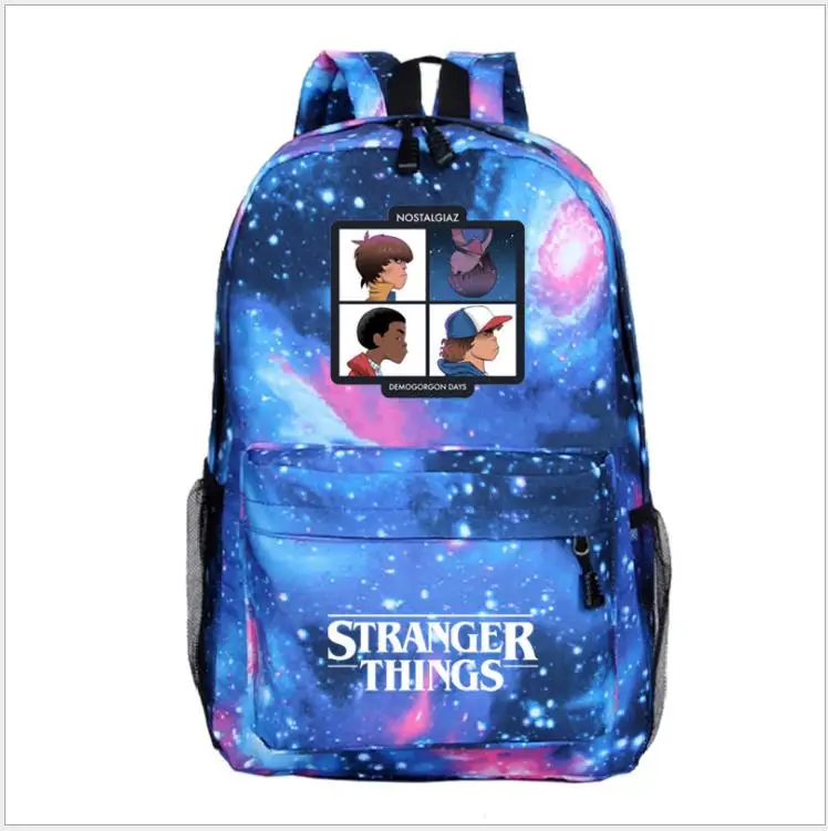 Новая мода аниме Mochila странные вещи рюкзак для мальчиков и девочек сумки для ноутбука Снова в школу сумка дорожные сумки вместительные Mochilas