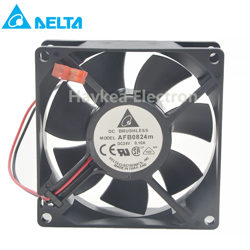 for delta AFB0824M 8025 24V 0.10A 80x80x25mm 8CM for delta inverter converter cooling fan 1 order