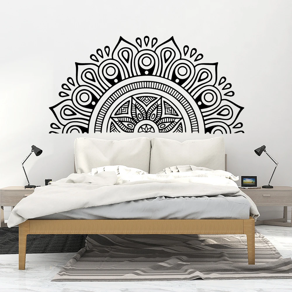 Artistic Mandala Removable Wall Sticker For Living Room Art Decals Children Vinyl Mural Poster adesivo de parede | Дом и сад