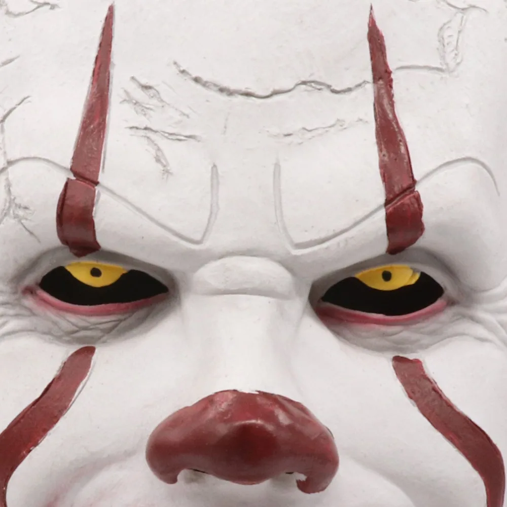 Маска пеннивайза Стивен Кинг It Chapter Two маска ужаса косплей реквизит латексные маски шлем клоун Хэллоуин костюм