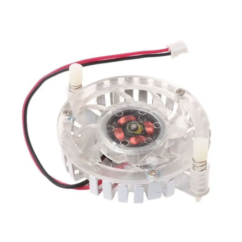 2Pin DC 12V круглый компьютер Охлаждающие вентиляторы кулер Замена для ПК ноутбук теплового излучения аксессуары