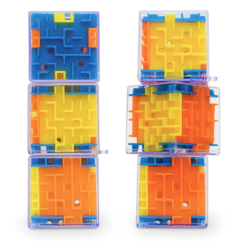 3D Cube Maze Toy Game Educational Brain Learning Puzzle TradeHut