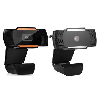 

Webcam Camera with Microphone Web Cam for Computer PC Laptop USB Rotating Camera T3LB