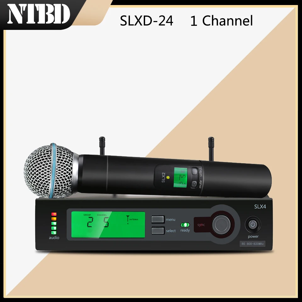 Ntbd Top Quality Slx Slx24 B58 Uhf Professional Wireless Microphone
