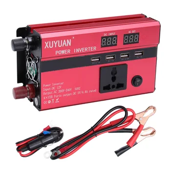 

Powerful 600W 50hz Car Power Inverter Dc 12v To 220v Power Adapter USB Charger Converter Auto Car Power Supply With LED Display