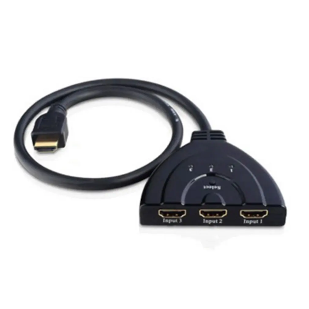 Горячая Распродажа 1080P 3D Mini 3 переключатель порта HDMI 1080P выключатель HDMI делитель 3 в 1 из Порты и разъёмы концентратор для DVD HDTV Xbox PS3 PS4 1080P