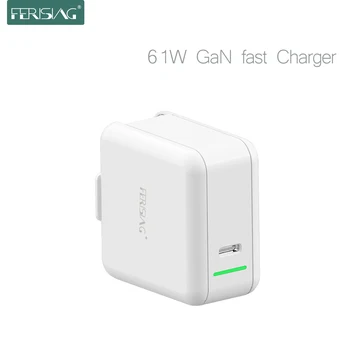 

FERISING 61W GaN Type-C Quick Charge 4.0 3.0 QC4.0 QC PD3.0 PD USB TYPE C Fast Charger for MacBook Pro Air iPhone Xiaomi Samsung