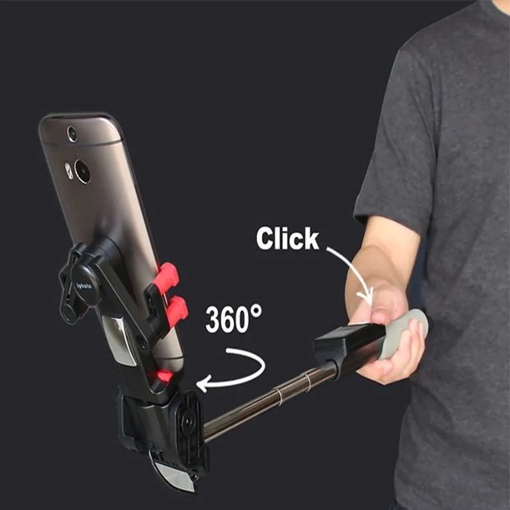 360 Вращающийся RC селфи палка Выдвижная умная камера Анти-встряхивание монопод