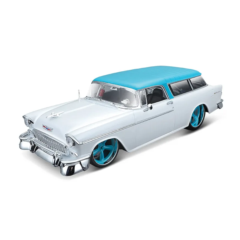 Maisto 1:18 литая модель автомобиля игрушка для 1955 chevrolet NOMAD роскошная классическая модель автомобиля с оригинальной коробкой