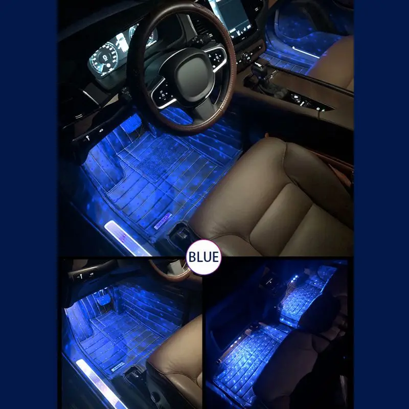 Автомобиль, полный звезд под ногами, тащить четыре автомобиля в автомобиле, пульт дистанционного управления, звук управления огнями, полный звезд атмосферы