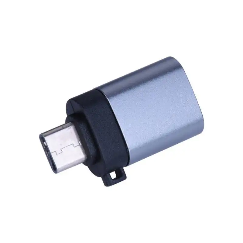 Серый Тип C USB3.1 OTG адаптер USB-C к Usb 3,0 зарядный преобразователь данных для Samsung Galaxy S8 S9 Note 8 A7 Xiaomi huawei P20 pro - Цвет: Серый