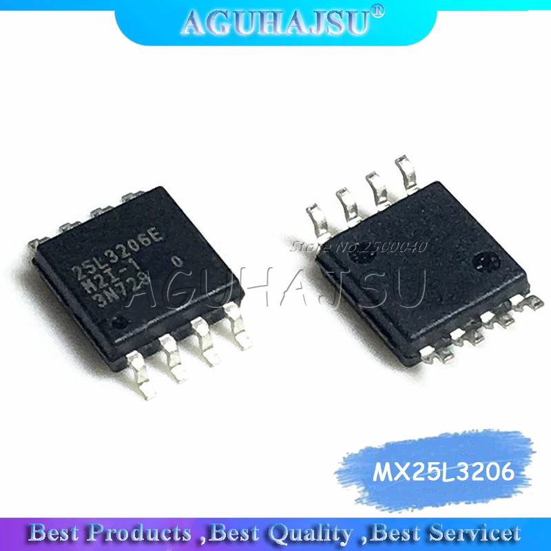 10 шт. MX25L3206EM2I-12G SOP-8 MX25L3206 25L3206E 25L3206 CMOS серийный флэш Новый оригинал | Электронные