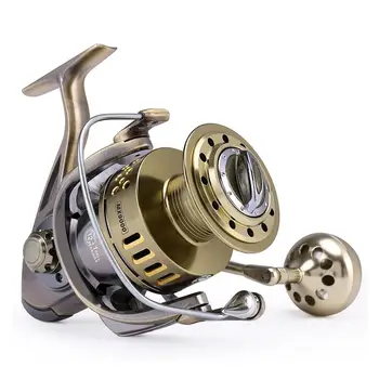 

Full Metal Anti-sea MX Series Fishing Reel 40KG Brake Fore Boat Fishing Slow Rock Spining Reel Lightweight Firm Fishing Supply